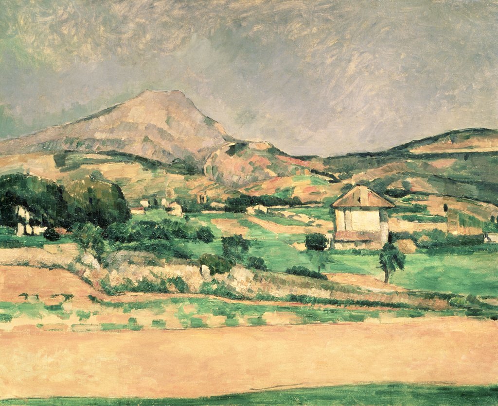 Detail of Montagne Sainte-Victoire, c.1882-85 by Paul Cezanne