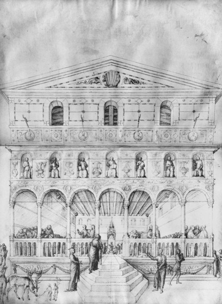 Detail of Jesus Christ, aged 12, in the Temple among the Doctors by Jacopo Bellini