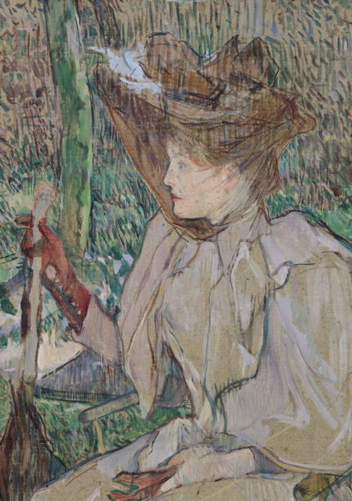 Detail of Woman with Gloves, 1891 by Henri de Toulouse-Lautrec
