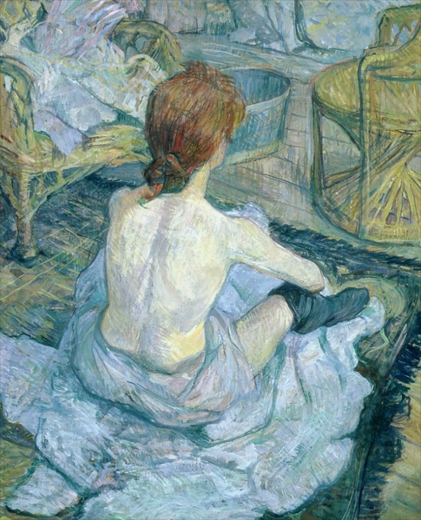 Detail of Woman at her Toilet, 1896 by Henri de Toulouse-Lautrec