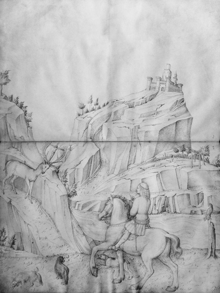 Detail of St. Eustachius by Jacopo Bellini