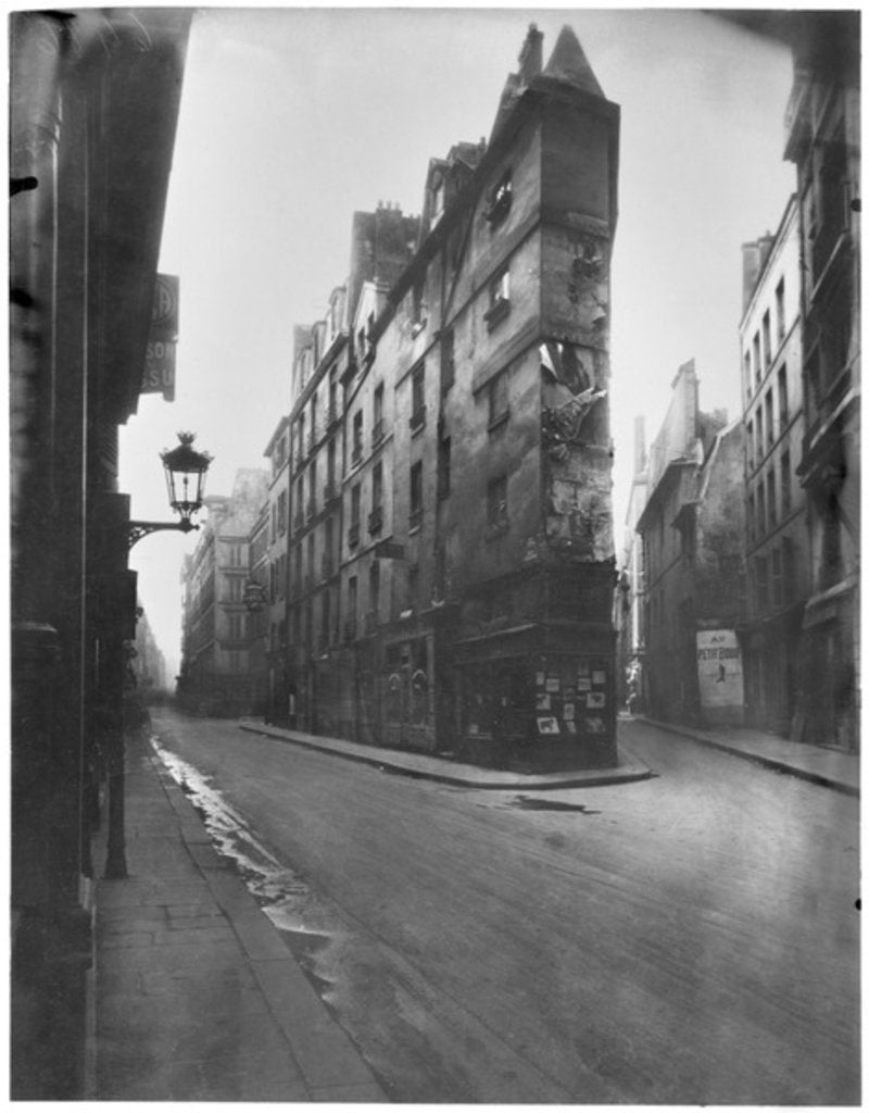 Detail of Rue de Seine and Rue de l'Echaude, Paris, c.1924 by Eugene Atget
