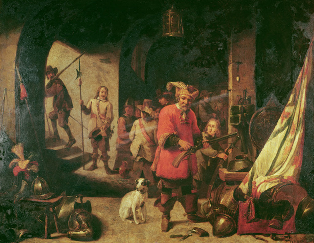 Detail of Arms Depot, 1667 by David the Younger Teniers