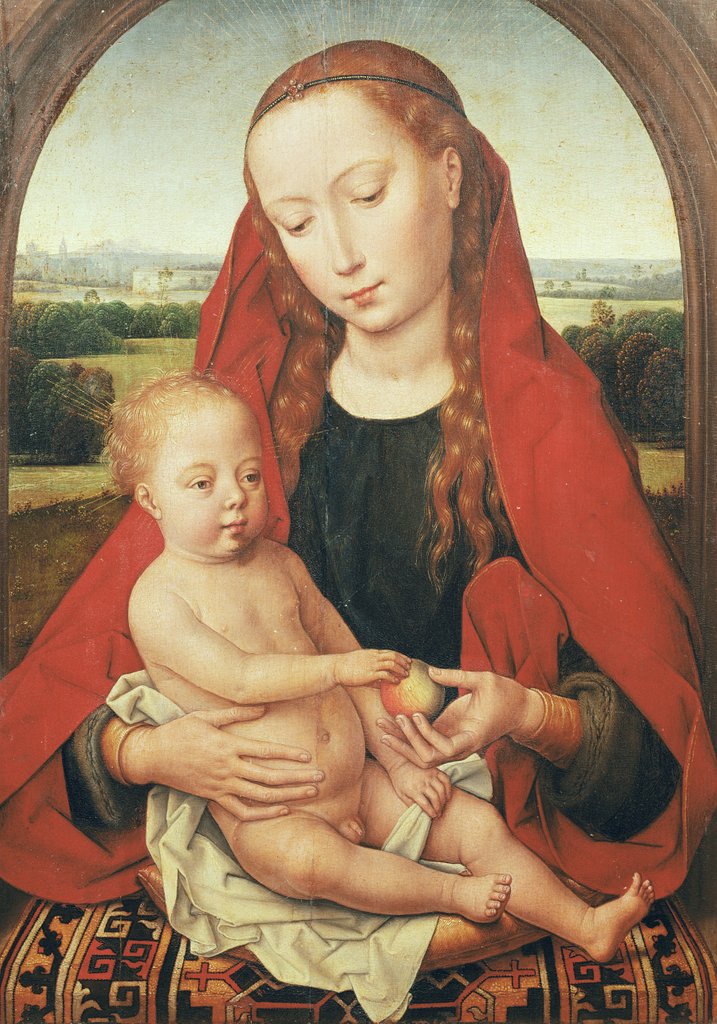 Detail of Virgin and Child, c.1485-90 by Hans Memling