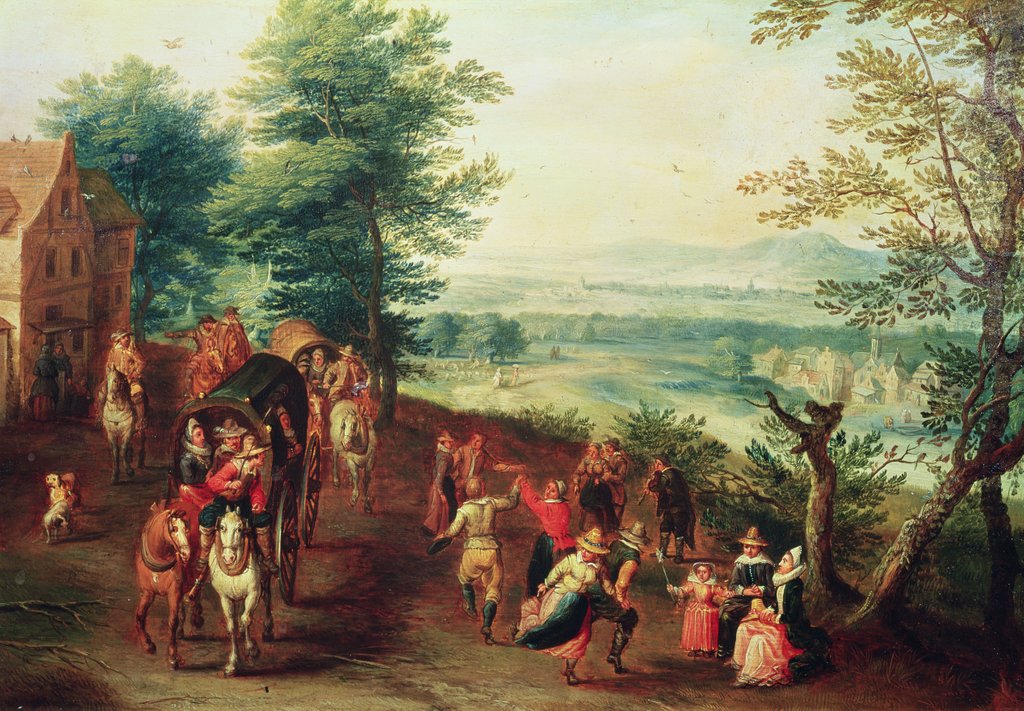 Detail of Country Dance by Flemish School
