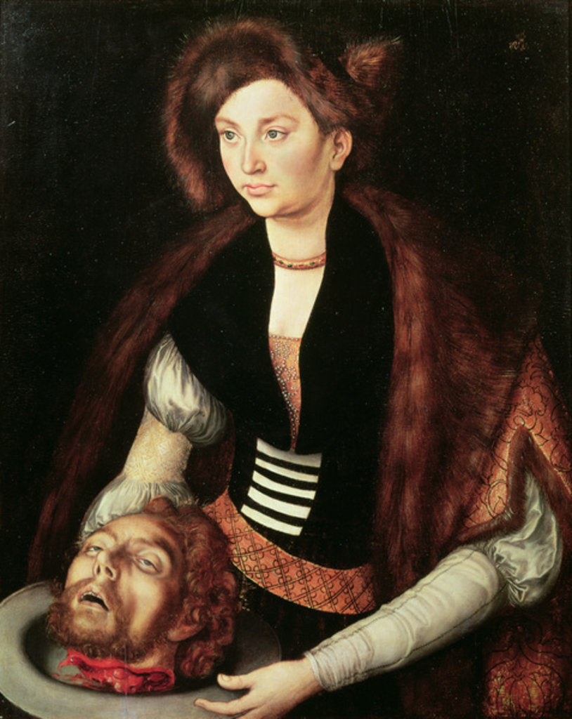 Detail of Salomé by Lucas the Elder Cranach