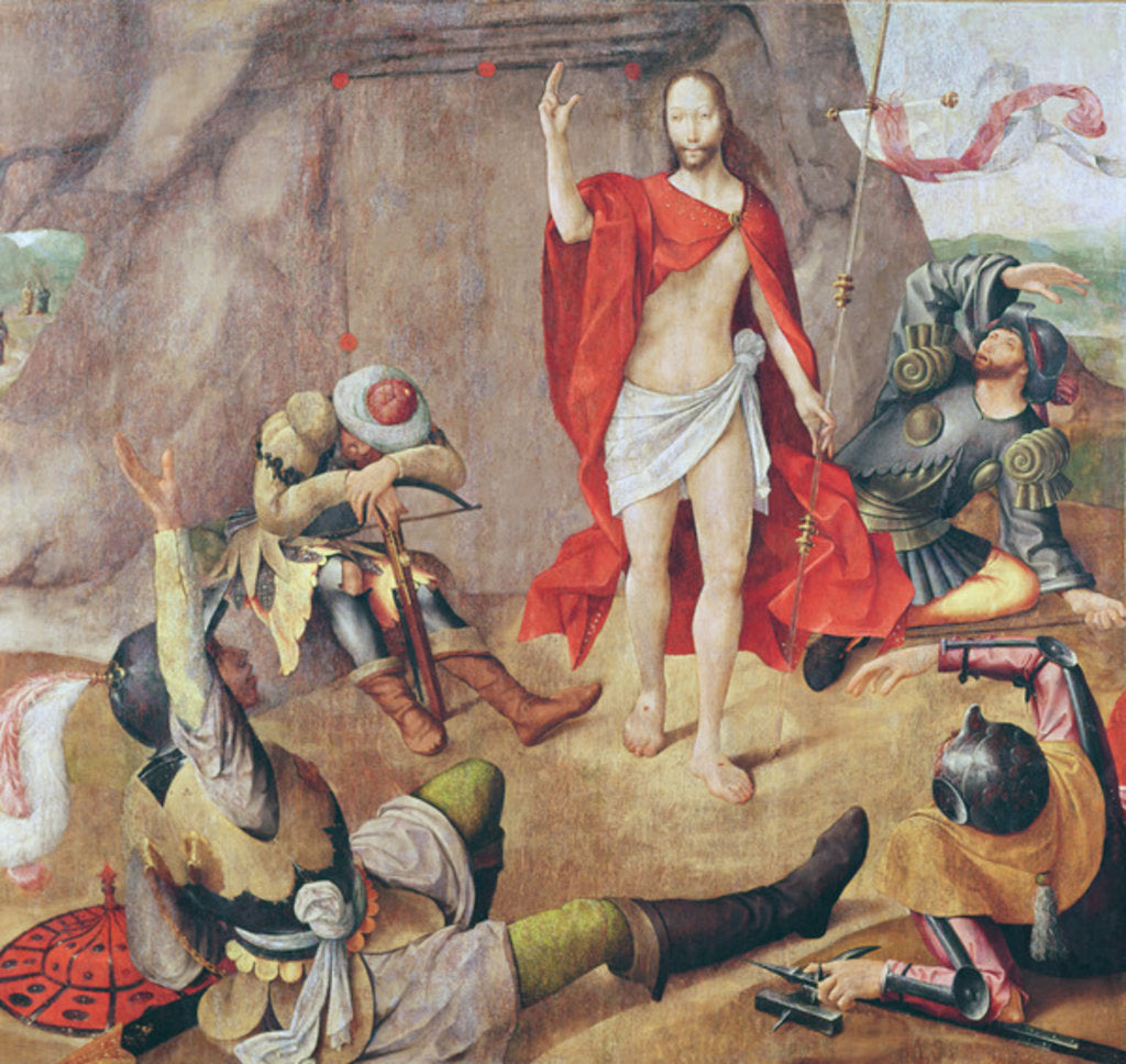 Detail of Resurrection of Christ by Taborda Vlame Frey Carlos