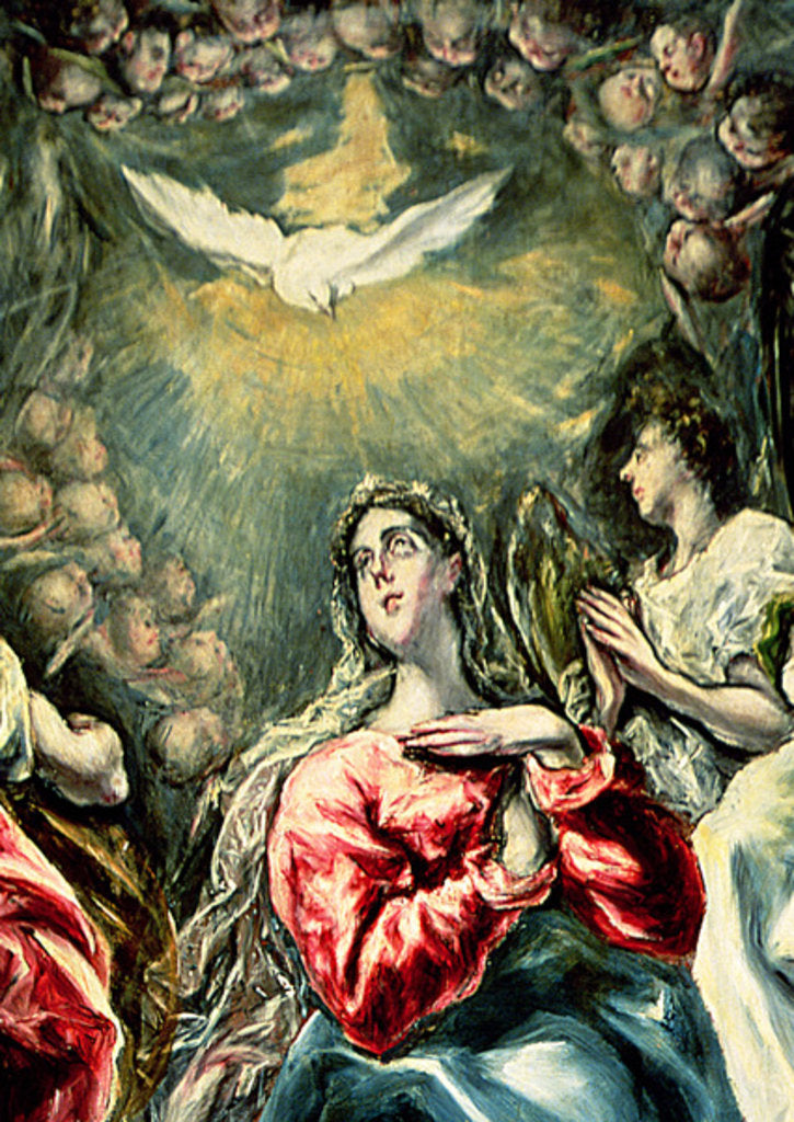 Detail of The Immaculate Conception, 1607-13 by El (1541-1614) Greco