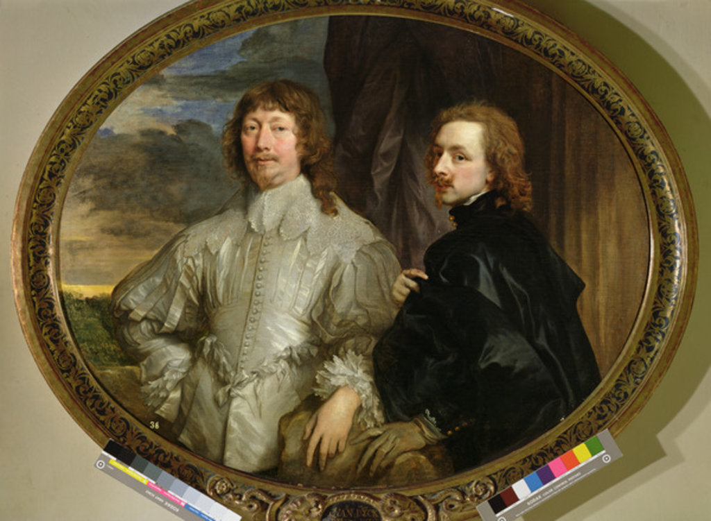 Detail of Sir Endymion Porter and the Artist, c.1635 by Anthony van Dyck