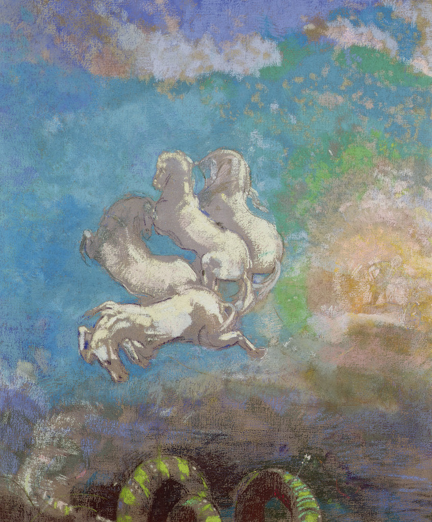 Detail of The Chariot of Apollo, c.1905-14 by Odilon Redon