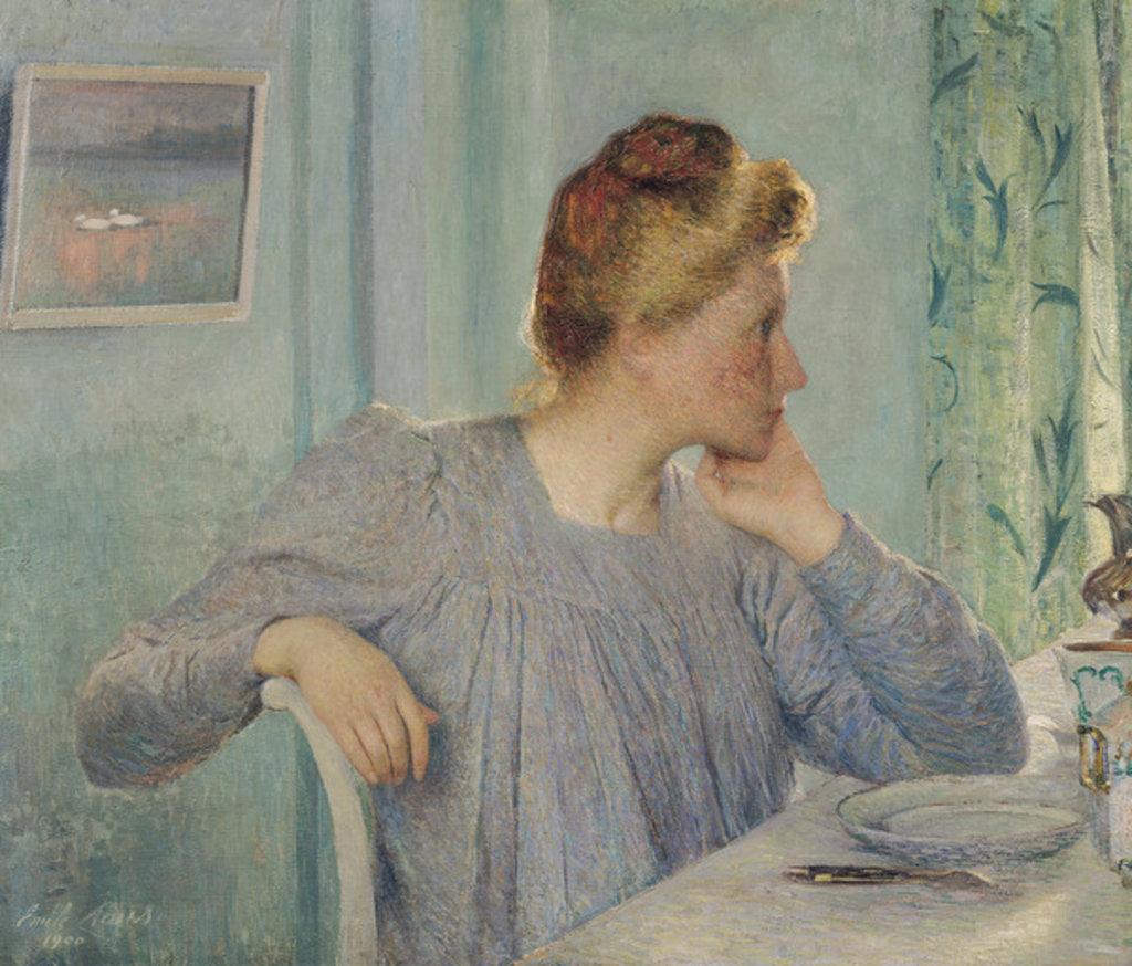 Detail of Portrait of a Woman, 1900 by Emile Claus