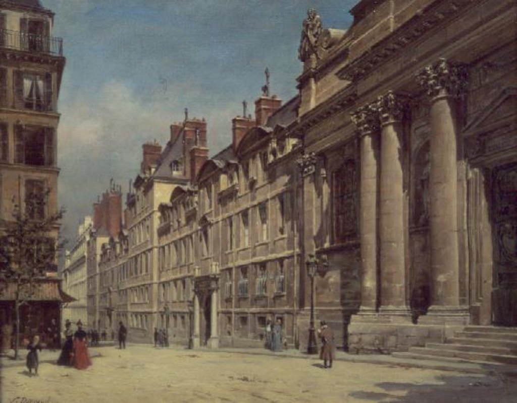 Detail of La Sorbonne by Paul Joseph Victor Dargaud