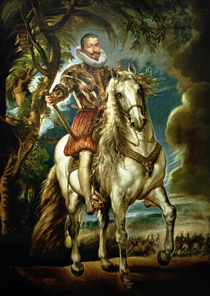 Detail of Equestrian portrait of the Duke of Lerma 1603 by Peter Paul Rubens