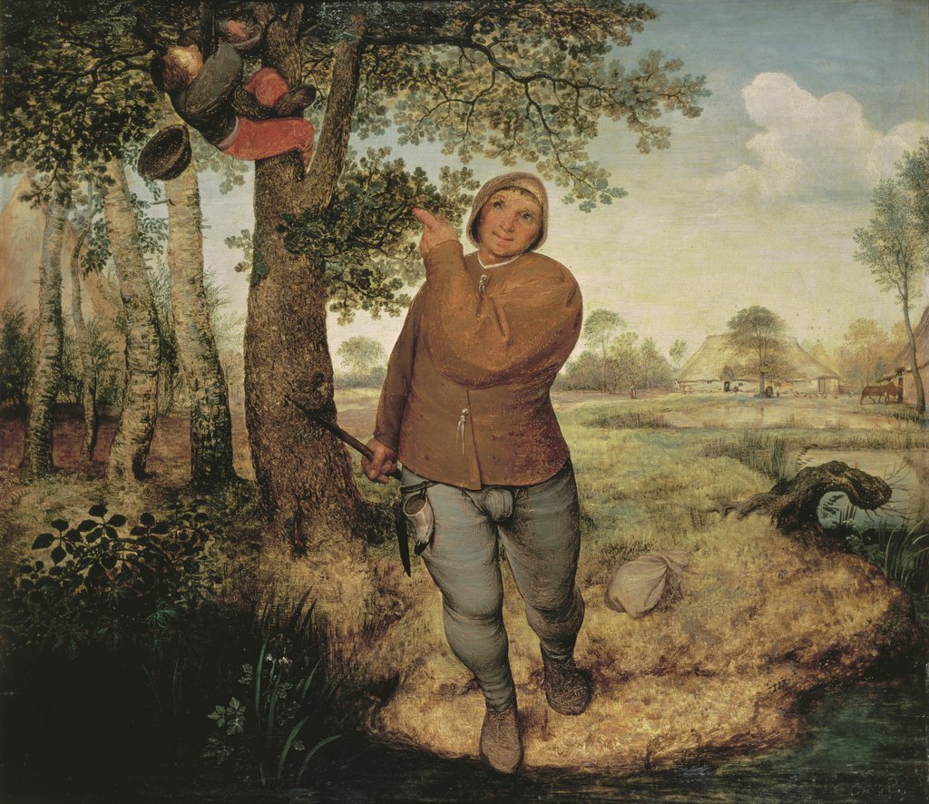 Detail of Peasant and Birdnester, 1568 by Pieter the Elder Bruegel
