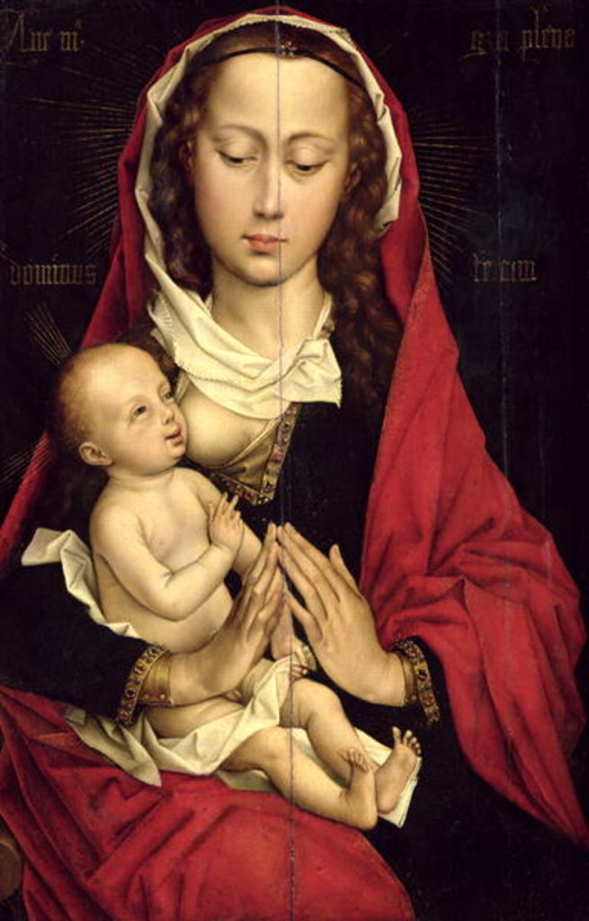 Detail of Madonna and Child by Rogier van der Weyden