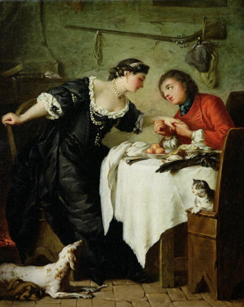 Detail of The Falcon by Pierre Subleyras