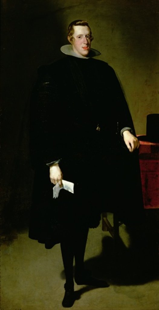 Detail of Philip IV of Spain c.1626 by Diego Rodriguez de Silva y Velazquez