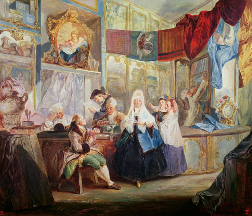 Detail of Interior of a Shop by Luis Paret y Alcazar