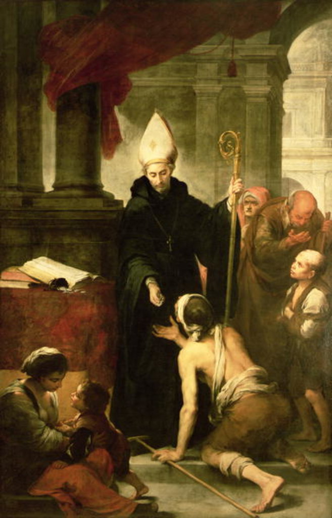 Detail of St. Thomas of Villanueva Distributing Alms, 1678 by Bartolome Esteban Murillo