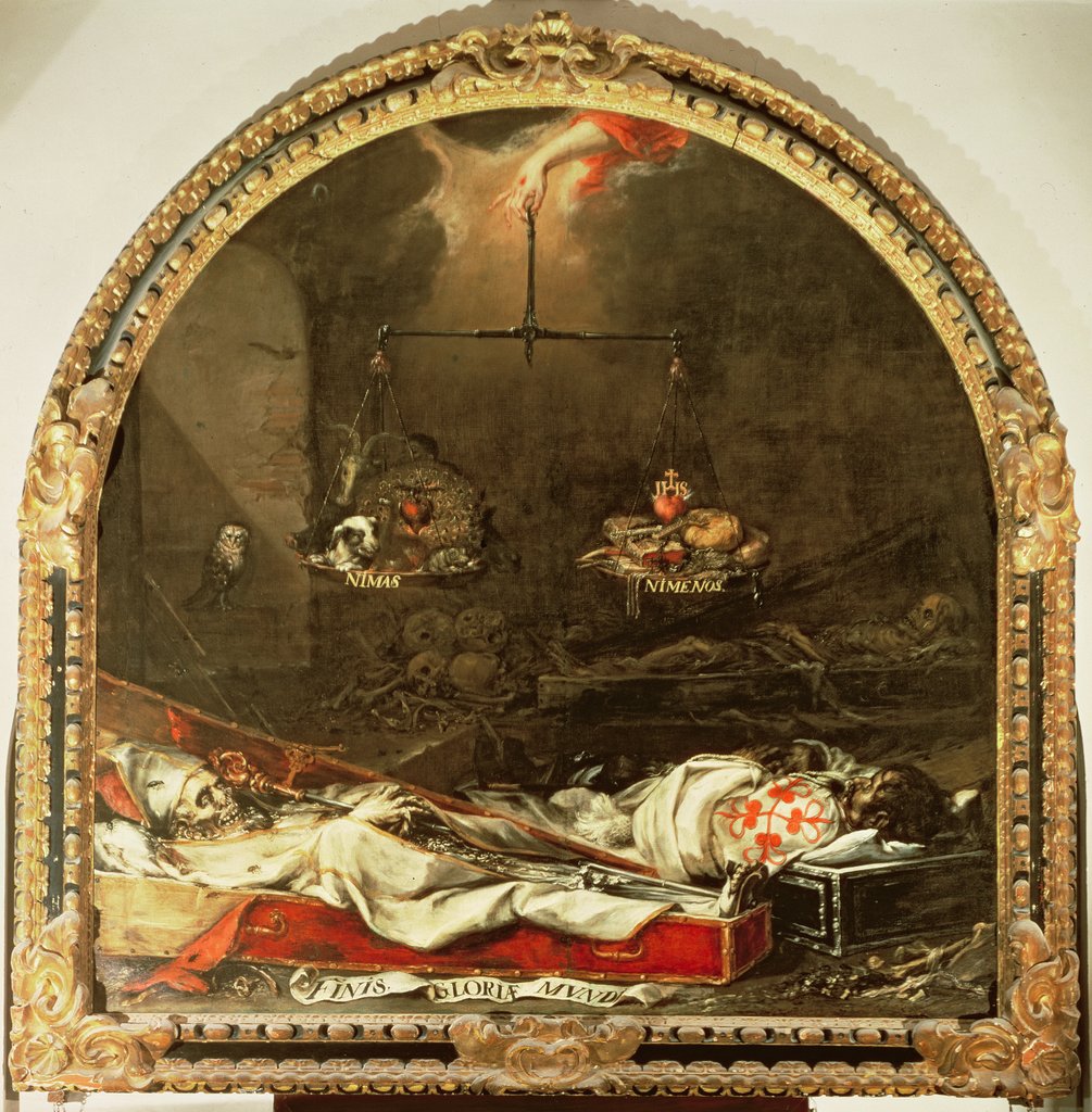 Detail of Finis Gloriae Mundi, 17th century by Juan de Valdes Leal