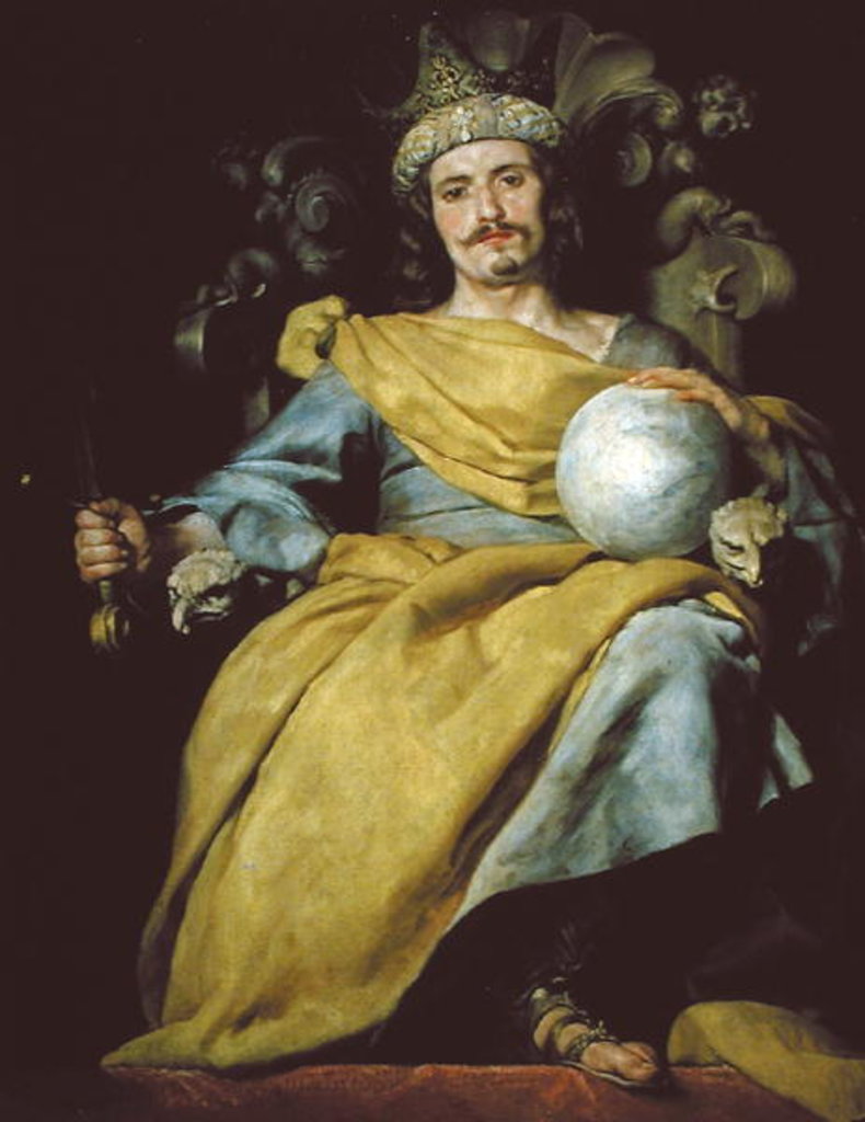 Detail of Portrait of an Unknown Spanish King by Alonso Cano