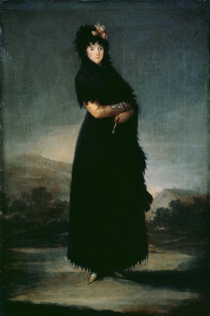Detail of Mariana Waldstein, c.1797-1800 by Francisco Jose de Goya y Lucientes