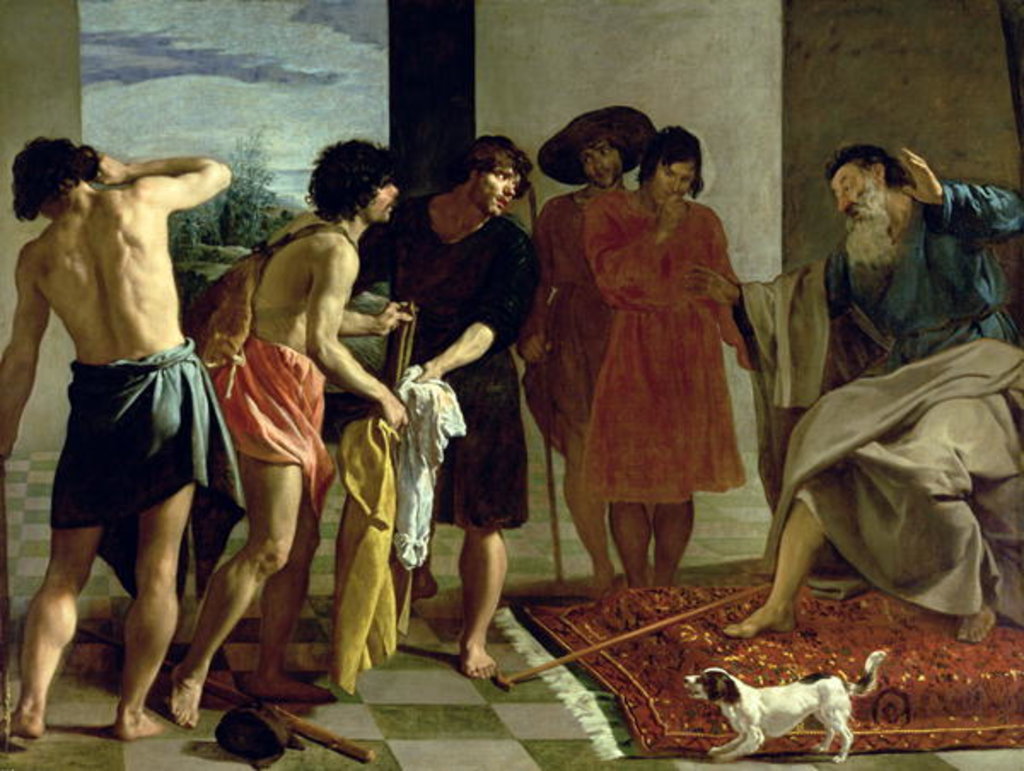 Detail of Joseph's Coat, 1630 by Diego Rodriguez de Silva y Velazquez