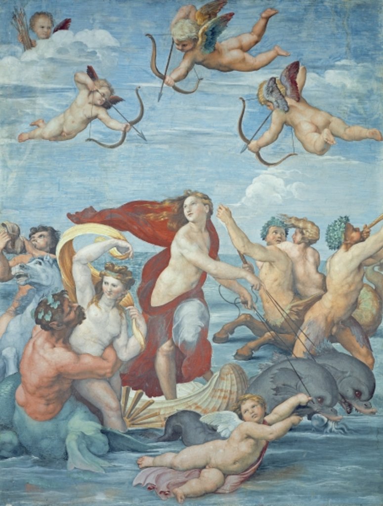 Detail of The Triumph of Galatea, 1513-14 by Raphael