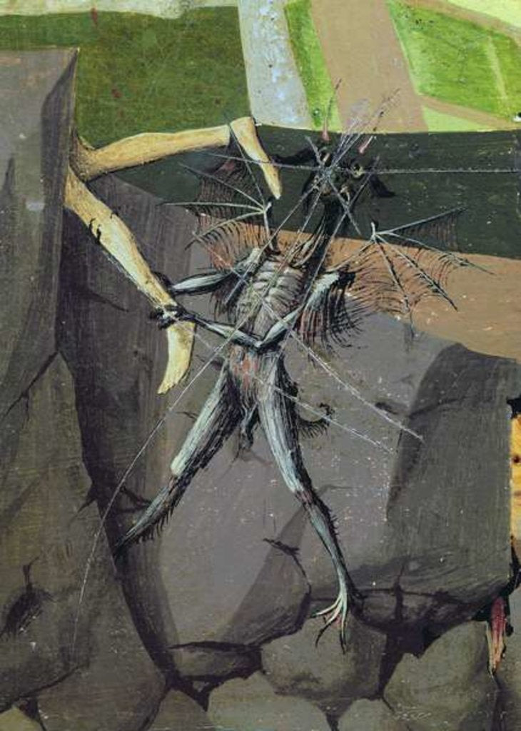 Detail of A Demon by Enguerrand Quarton