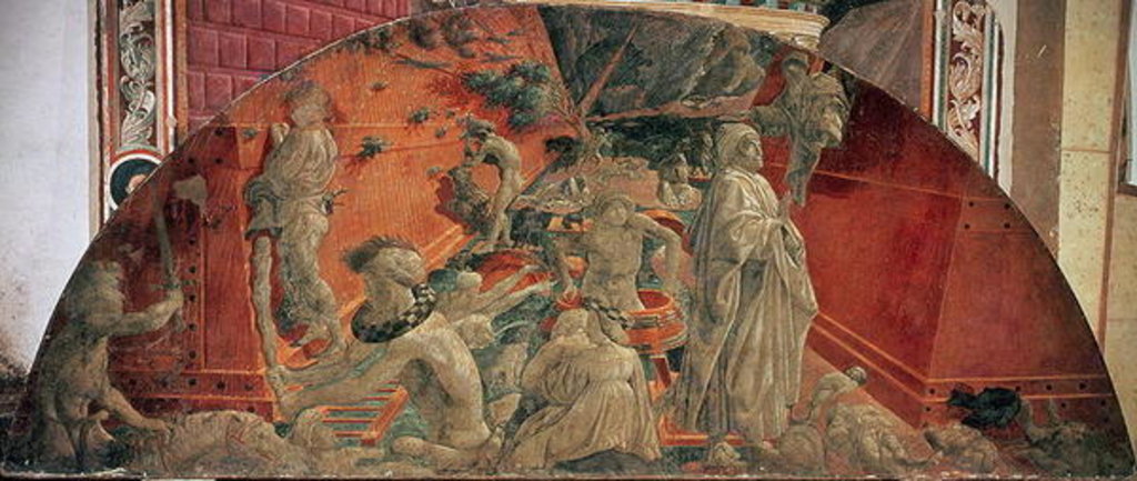 Detail of The Flood and the Subsidence of the Waters, 1447-48 by Paolo Uccello