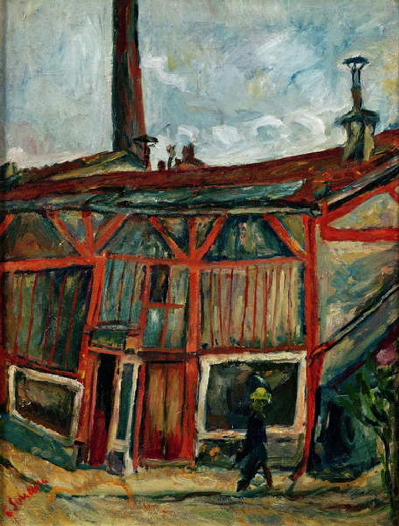 Detail of The Studio of the Artist Falguiere, c.1915-16 by Chaim Soutine