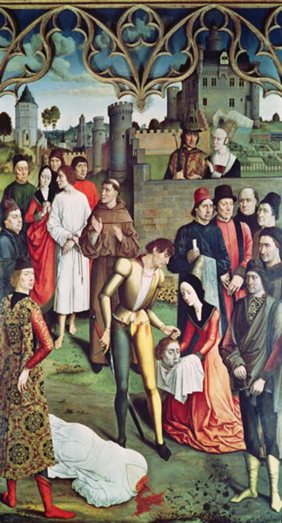 Detail of The Justice of the Emperor Otto: The Execution of the Innocent Man, 1473-75 by Dirck Bouts