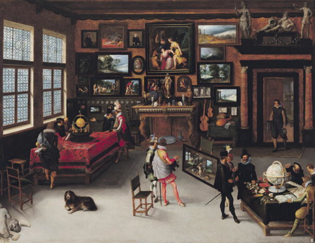 Detail of Science and the Arts by Adriaen van Stalbemt