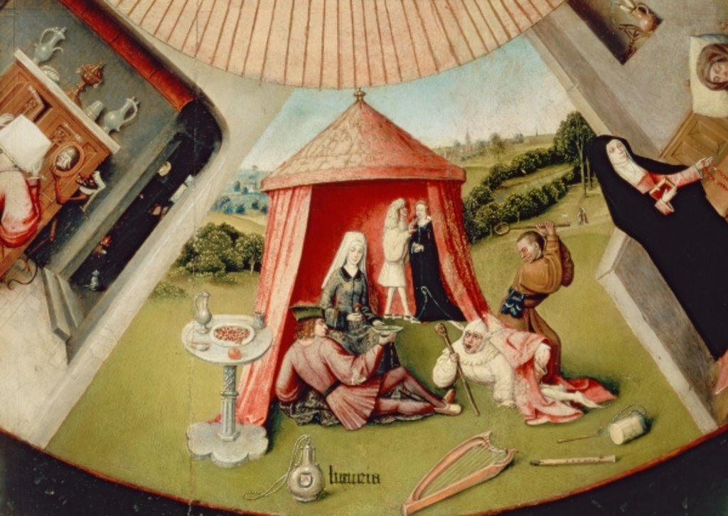 Detail of Luxury by Hieronymus Bosch