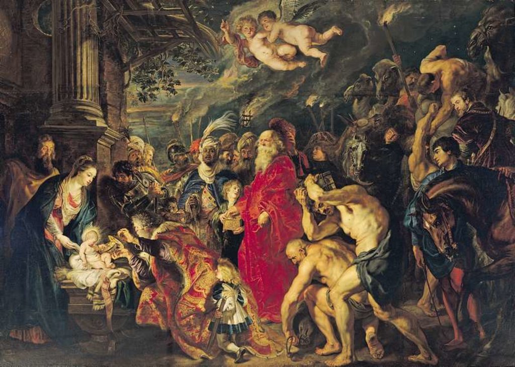 Detail of Adoration of the Magi, 1610 by Peter Paul Rubens