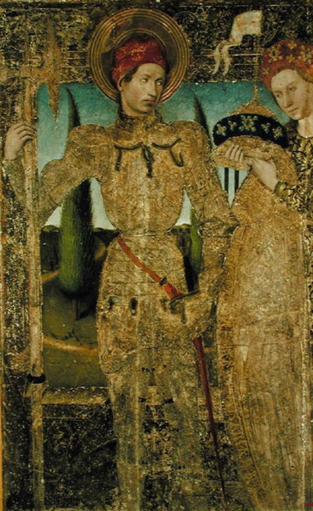 Detail of St. George and the Princess, 1448 by Jaume Huguet