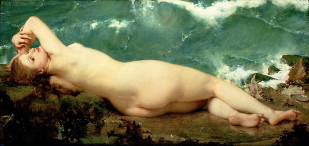 Detail of The Pearl and the Wave, 1862 by Paul Baudry