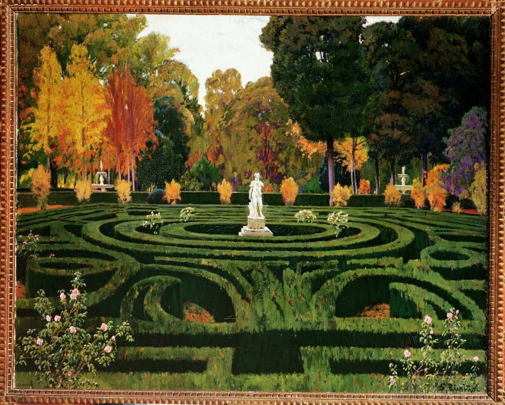 Detail of The Old Faun, 1912 by Santiago Rusinol i Prats