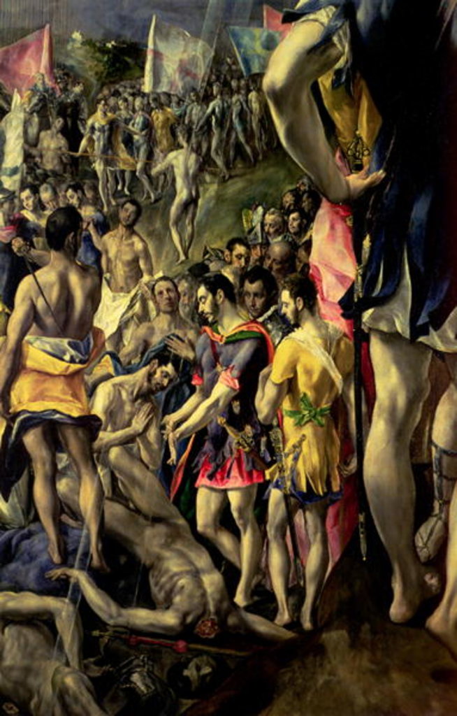 Detail of The Martyrdom of St. Maurice, 1580-83 by El Greco