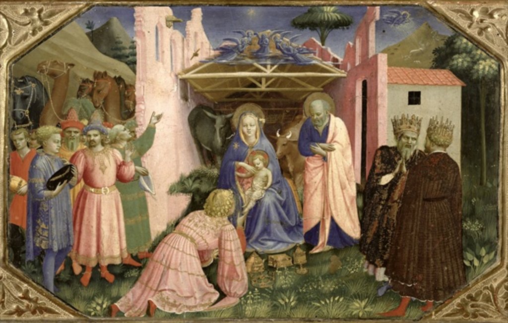 Detail of Adoration of the Magi by Fra Angelico