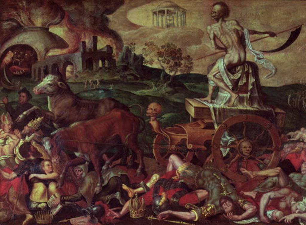 Detail of The Triumph of Death by Antoine Caron