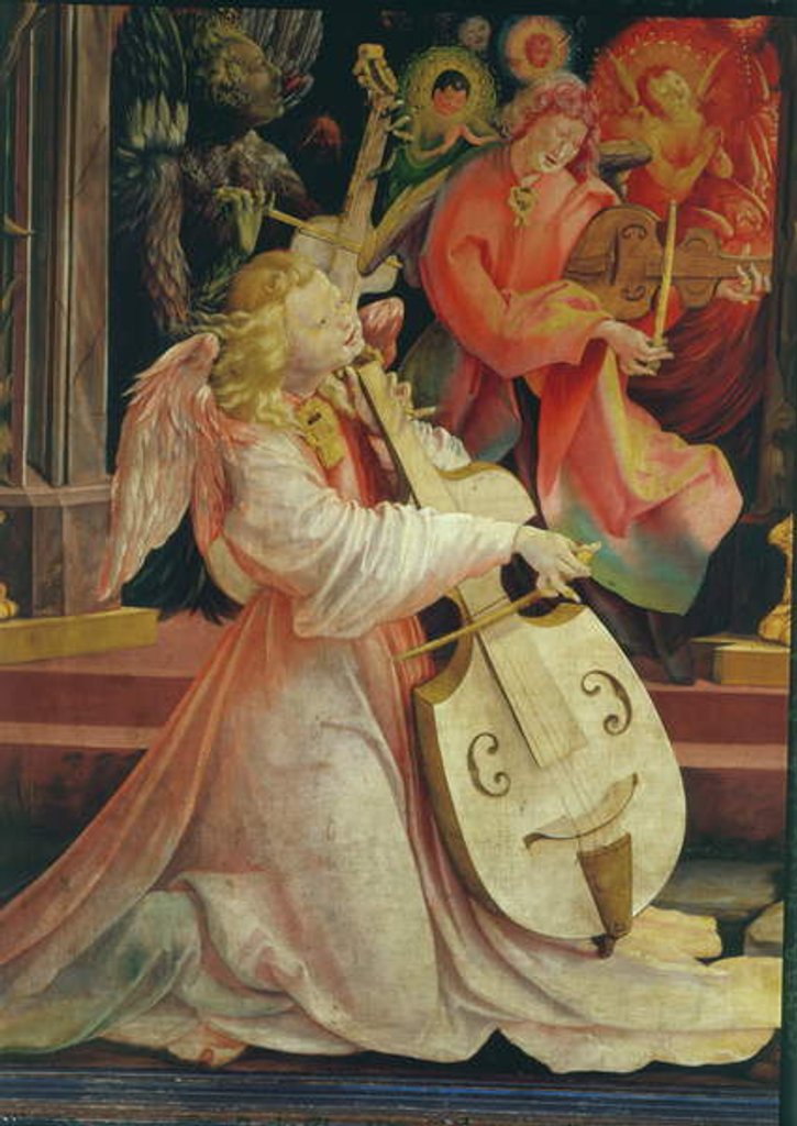 Detail of The Concert of Angels by Matthias Grunewald