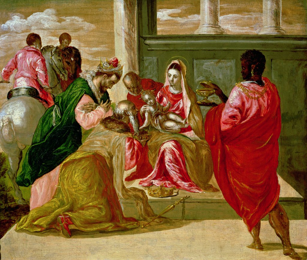 Detail of The Adoration of the Magi, 1567-70 by El Greco