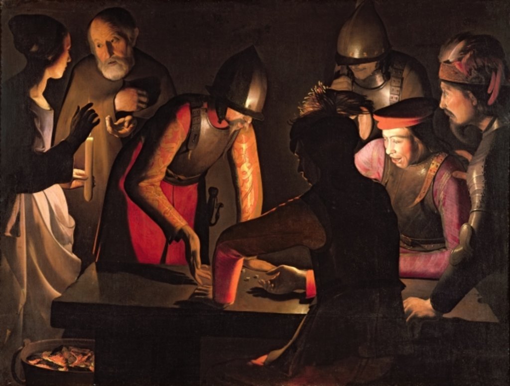 Detail of The Denial of St. Peter, 1650 by Georges de la Tour