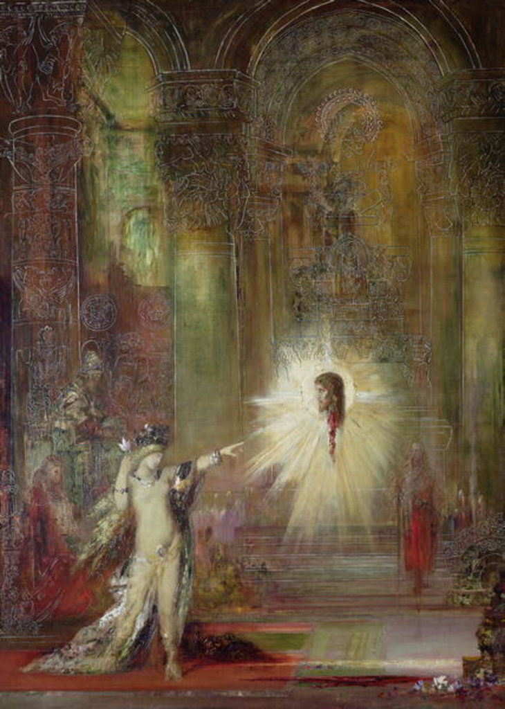 Detail of The Apparition, c.1875 by Gustave Moreau