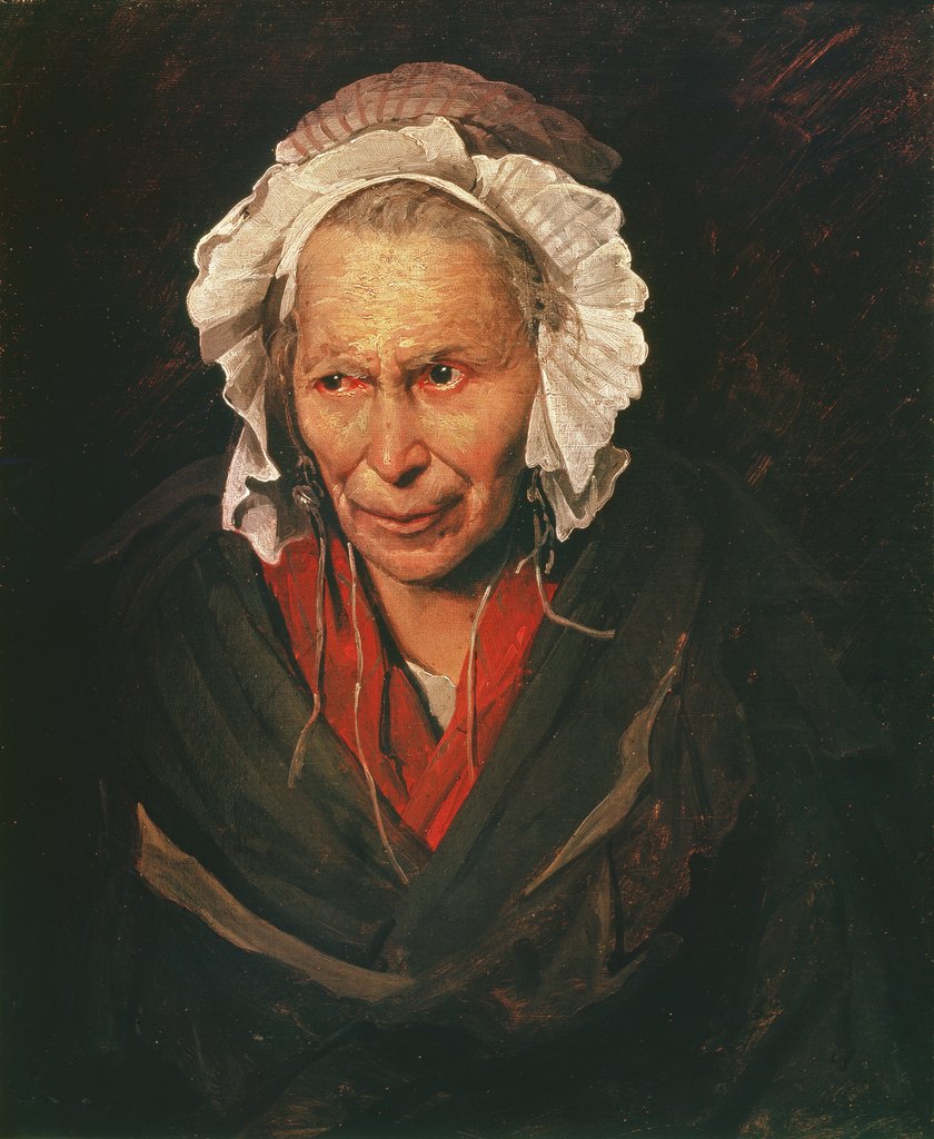 Detail of The Madwoman or The Obsession of Envy, 1819-22 by Theodore Gericault