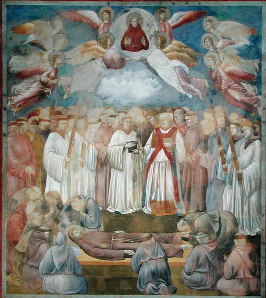 Detail of The Death of St. Francis, 1297-99 by Giotto