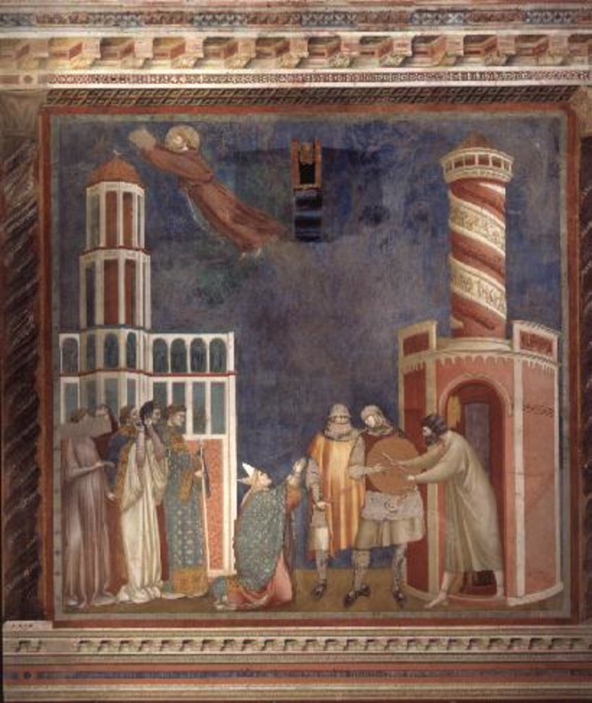 Detail of St. Francis Releases the Heretic, 1297-99 by Giotto