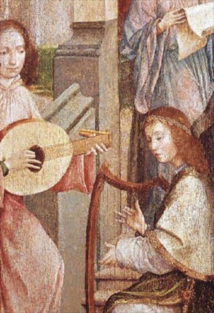 Detail of The Annunciation by Taborda Vlame Frey Carlos