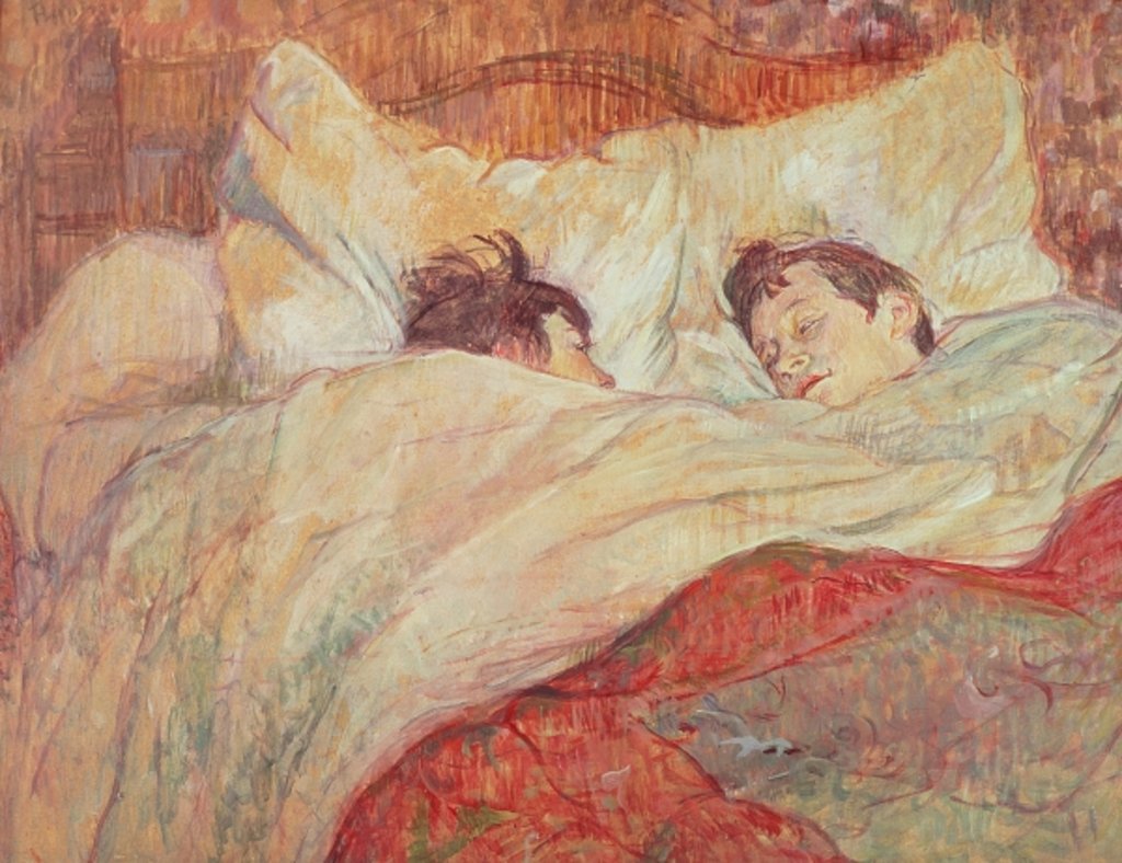 Detail of The Bed, c.1892-95 by Henri de Toulouse-Lautrec